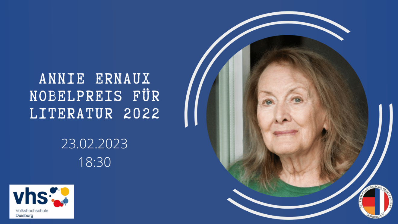 Annie Ernaux - Nobelpreis für Literatur 2022