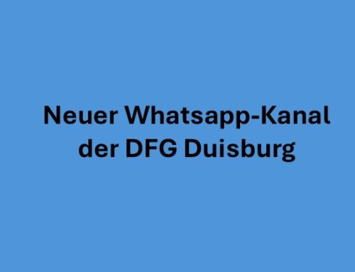 Neuer WhatsApp-Kanal der DFG Duisburg